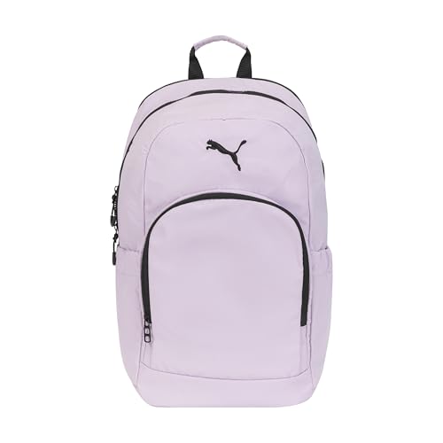 PUMA Women's Stellar Backpack with Luggage Strap, Padded Adjustable Straps & Water Bottle Pockets, Lilac Frost, One Size - color: Lilac Frost