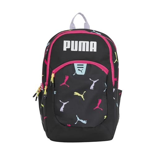 PUMA Rally 300 Backpack, Black/Bright, OS - color: Black/Knockout Pink