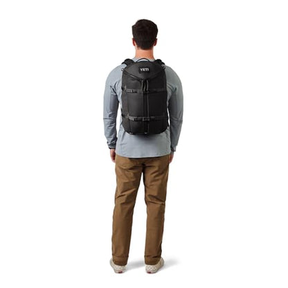 YETI Ranchero Backpack 27L, All-Day Utility Pack, Structured and Durable, Black - color: Black, size: 27L