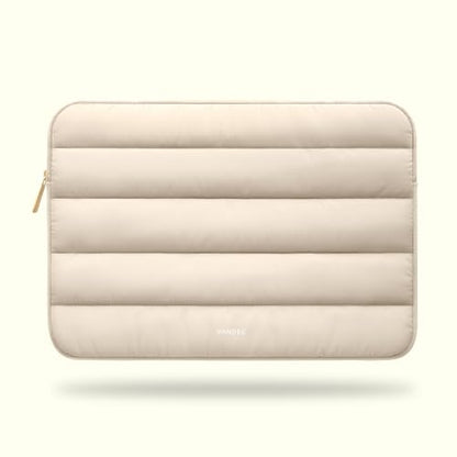 Vandel Puffy 17 Inch Laptop Sleeve, 17.3 Inch Laptop Case, Chromebook Cover - color: c. Sand, size: 17-17.3 Inch