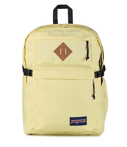 JanSport Main Campus Backpack - Travel or Work backpack w 15-Inch Laptop Sleeve and Dual Water Bottle Pockets, Lemon Ice - color: Lemon Ice