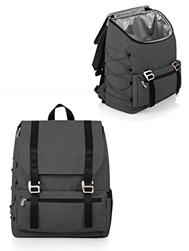 Picnic TIME OTG Traverse Backpack Cooler, Soft Cooler Backpack, Hiking Backpack, (Heathered Gray) - color: Heathered Gray