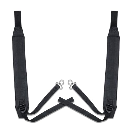 2PCS C061000111 & C061000110 Backpack Blower Straps Replacement for Echo PB-265LN, PB-500, PB-620, PB-650, PB-755 & More Models – Heavy-Duty Adjustable Shoulder Harness Pair - color: Black, style: C061000111 & C061000110