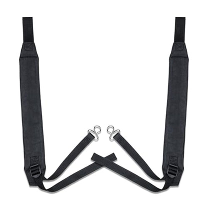 2PCS C061000111 & C061000110 Backpack Blower Straps Replacement for Echo PB-265LN, PB-500, PB-620, PB-650, PB-755 & More Models – Heavy-Duty Adjustable Shoulder Harness Pair - color: Black, style: C061000111 & C061000110