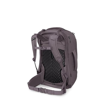 Osprey Fairview 40L Women's Travel Backpack - Carry On Bag with Laptop Sleeve and Toiletry Pocket, Graphite Purple - color: Graphite Purple, style: 40l