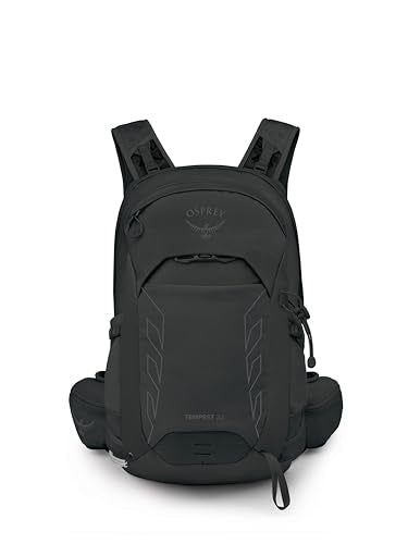 Osprey Tempest 22L Women's Lightweight Hiking Backpack - Small Daypack for Travel & Camping, Black/Coal Grey, Extended Fit - color: Black/Coal Grey, size: 22L - Extended Fit