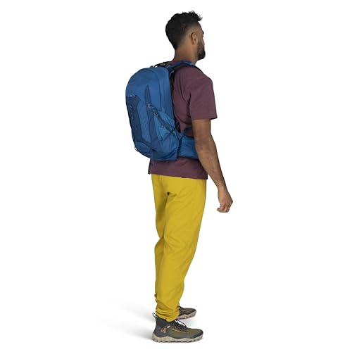 Osprey Talon 11L Men's Lightweight Hiking Backpack - Small Daypack for Travel & Camping, Black/Coal Grey - color: Black/Coal Grey, size: 11L - Standard Fit