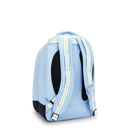 Kipling Women's Class Room 17" Laptop Backpack, Durable, Spacious, with Protective Sleeve - color: Clear Sky Met, size: 11.5''L x 17''H x 9.5''D