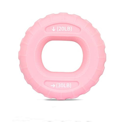 5pcs silicone grip ring, grip device, fitness rubber ring, hand strength and palm flexibility workout equipment set
