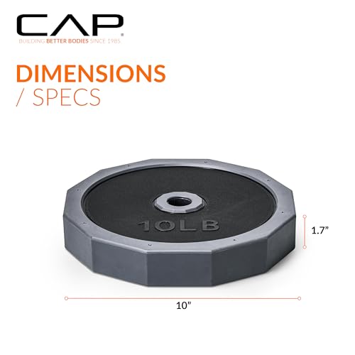 CAP Barbell Multi-Use Adjustable Weight Set - Versatile Dumbbell, Barbell & Kettlebell for Full-Body Workouts | 45lb and 66lb options - size: 40 lb Plate Pack Addon