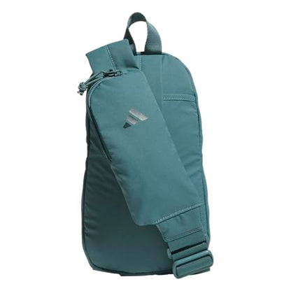 adidas Essentials 3 Crossbody – Sling Bag with Phone Pocket - color: Preloved Teal Green/Aurora Green Ivy