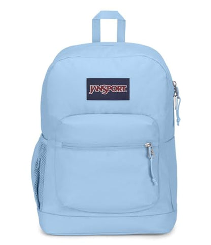 JanSport Cross Town Plus Backpack - Large Main Compartment, Side Water Bottle Pocket, 15-Inch Padded Laptop Sleeve - Blue Dusk - color: Blue Dusk
