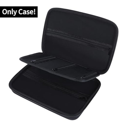 Electronic Organizer Travel Case for MacBook Power Adapter Chargers Cables Tech Organizer Hard Drive USB Flash Disk SD Card Cord Portable Electronics Accessories Bag - Large