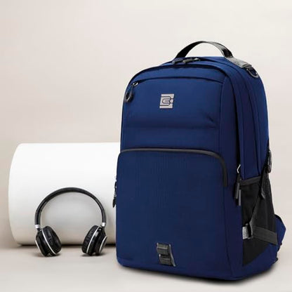 Laptop Backpack, Lightweight Waterproof Material, Travel Sports Bag, Suitable for 16 inch Laptops (Blue) - color: Blue