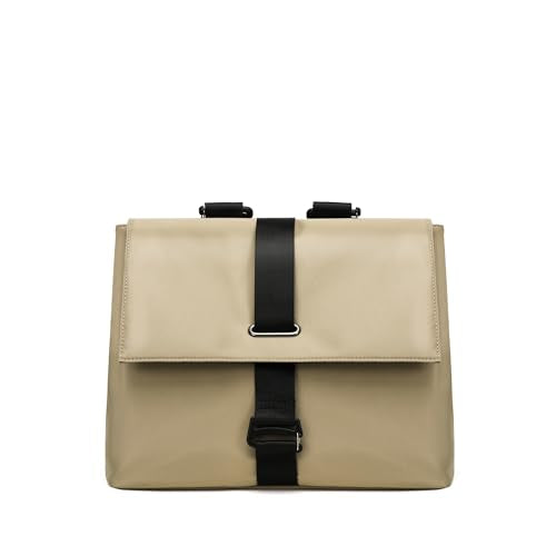 Commuting backpack for both men and women, casual computer backpack, crossbody bag, versatile backpack (Khaki) - color: Khaki