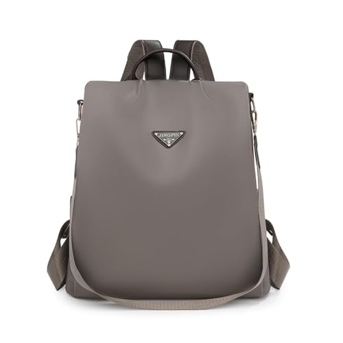 Multifunctional minimalist backpack, solid color versatile commuter backpack, casual handbag/shoulder bag(Khaki) - color: Khaki