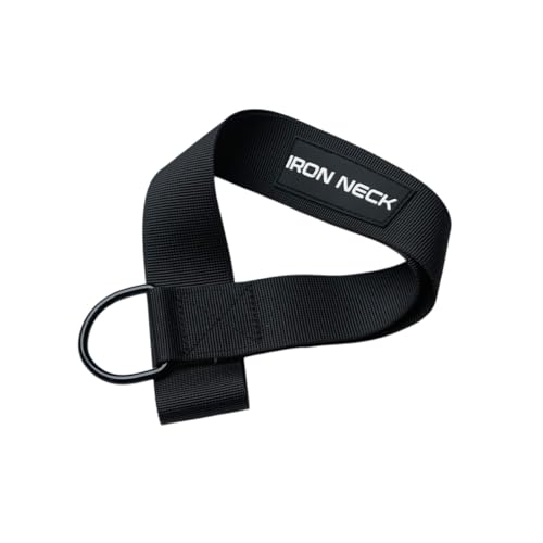 Iron Neck Resistance Band Anchor for Neck Trainer, Exerciser, & Strengthener for Home & Gym Use - Exercise, Workout, & Strength Training Equipment, Home Gym Accessories for Men (EZ Cinch Anchor)