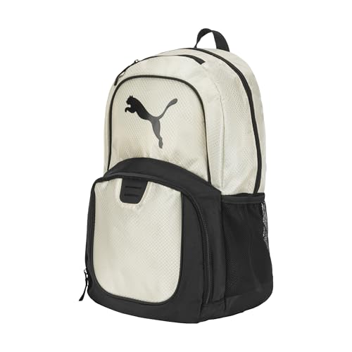 PUMA Contender Backpack, Cream, OS - color: Alpine Snow, style: Contender Backpack With Laptop Sleeve, Item Organizer & Media Pocket