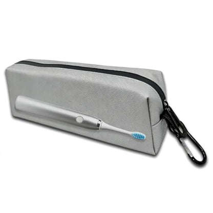 Small Lengthen Toiletry Bag for Men, Travel Bag Waterproof and Foldable for Storage Mini Toiletry Bag Equipped With Carabiner for Easy Portability (Gray)
