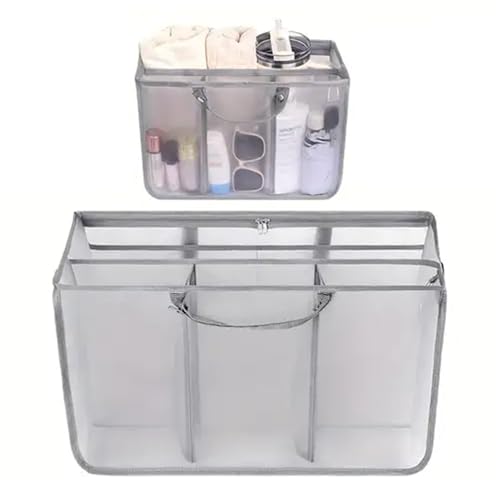 Bag Organizer Insert - Large Storage Pouch, Lightweight Divider Accessory for Beach Travel, 100ml Wrap with Easy Carry, Travel Gear, Tote Insert for Gym School and Work Shopping - color: large