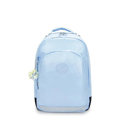 Kipling Women's Class Room 17" Laptop Backpack, Durable, Spacious, with Protective Sleeve - color: Clear Sky Met, size: 11.5''L x 17''H x 9.5''D