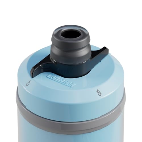 CamelBak Podium Chill Insulated Bike Squeeze Water Bottle, Cold Retention for Cycling, 24oz, Crystal Blue - color: Crystal Blue
