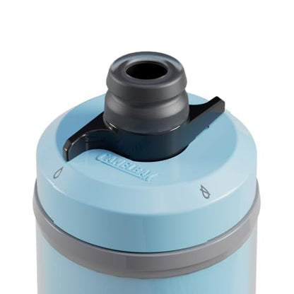 CamelBak Podium Chill Insulated Bike Squeeze Water Bottle, Cold Retention for Cycling, 24oz, Crystal Blue - color: Crystal Blue