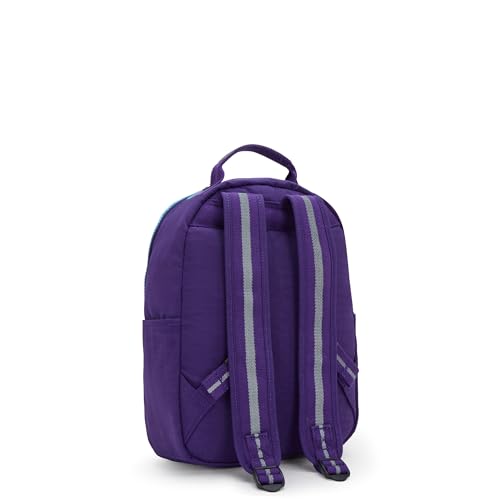 Kipling Women’s Seoul Small Tablet Backpack, Durable, Padded Shoulder Straps with Tablet Sleeve, VIP Purple - color: Vip Purple, size: 10''L x 13.75''H x 6.25''D