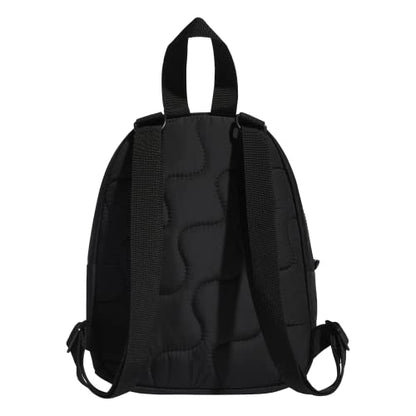 adidas Linear Mini Backpack for Women – Casual Small Purse Bag - color: Black/White/Gold