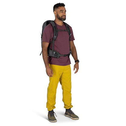 Osprey Talon 22L Men's Lightweight Hiking Backpack - Small Daypack for Travel & Camping, Phantom Grey/Dark Charcoal - color: Phantom Grey/Dark Charcoal, size: 22L - Standard Fit