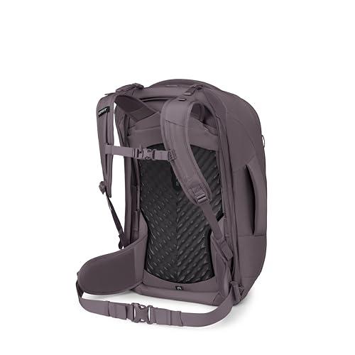 Osprey Fairview 55L Women's Travel Backpack - Carry On Bag with Personal Item Sized Detachable Daypack, Graphite Purple - color: Graphite Purple, style: 55l