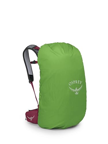 Osprey Hikelite 28L Lightweight Hiking Backpack - Durable Travel Daypack with Rain Cover for Men and Women, Chameleon/Black, M/L - color: Chameleon/Black, size: Medium-Large