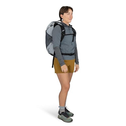 Osprey Hikelite LT 22L Hiking Backpack - Lightweight Travel Daypack with Rain Cover for Men and Women, Botswana Purple - color: Botswana Purple, style: 22l