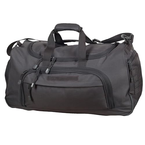 Miramrax Gym Bag Duffle Bags for Men Women with Shoes Compartment Sport Weekend Travel Overnight Carry On Bag for Tactical Military Travel Work Out Bags (2.0 Black) - color: 2.0 Black