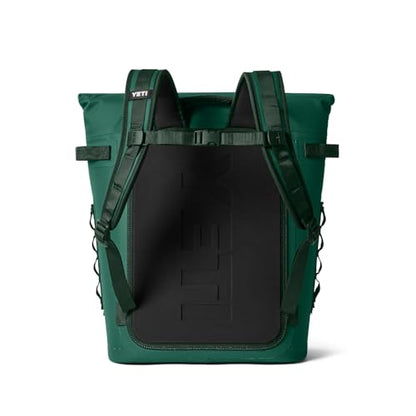 YETI Hopper M Series Backpack Soft Sided Coolers with MagShield Access - color: Black Forest Green, size: M20
