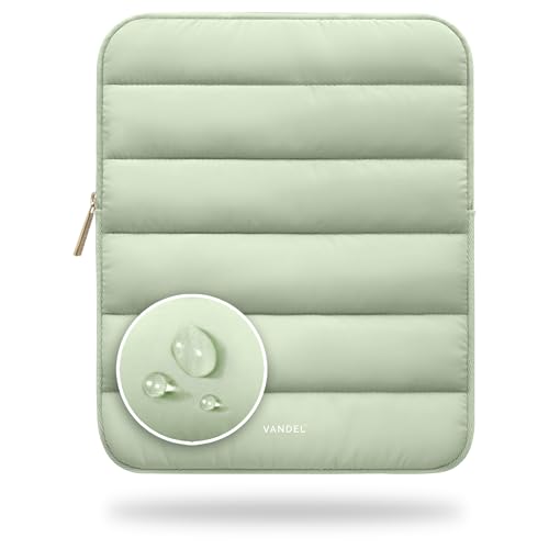 Vandel Puffy iPad Sleeve 11 Inch, Tablet Sleeve, iPad Bag, Tablet Pouch - color: h. Sage Green, size: 9-11 Inch