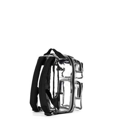 WOLFpak 9L Mini Tactical Backpack for Men & Women | Compact, Small Everyday Carry Bag for Gym & Travel | Durable, Water-Resistant Daypack with Molle System and Patch Panel (Clear) - color: Clear