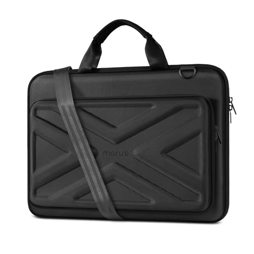 MOSISO Laptop Bag for Men,18-18.5 inch Computer Bag Compatible with ASUS Gaming Monitor HP Dell Lenovo Notebook, Hard Shell Laptop Case with Front Pocket&Shoulder Strap, Black - color: Black, size: 18.5 inch
