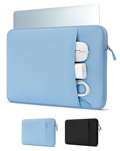 ProCase Laptop Sleeve 15" for MacBook Air/Pro 15 Inch M5/M4/M3/M2, Computer Case Also Compatible with 15" HP Dell ASUS Lenovo Acer Chromebook -Airblue - color: Airblue, size: 15-inch