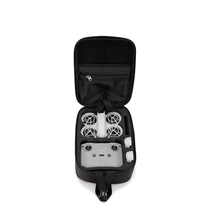 Carrying Case Backpack for DJI NEO Portable Travel Storage Chest Bag Small Shoulder Case EVA Hard Anti-pressure Protective Cover Shell Housing Organizer, 28.4x20.8x13.1cm