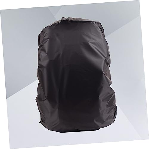 KOMBIUDA Unisex Backpack Rain Cover Portable Raincoat for Outdoor Travel Camping Hiking Seamless Construction Fits Backpacks Black