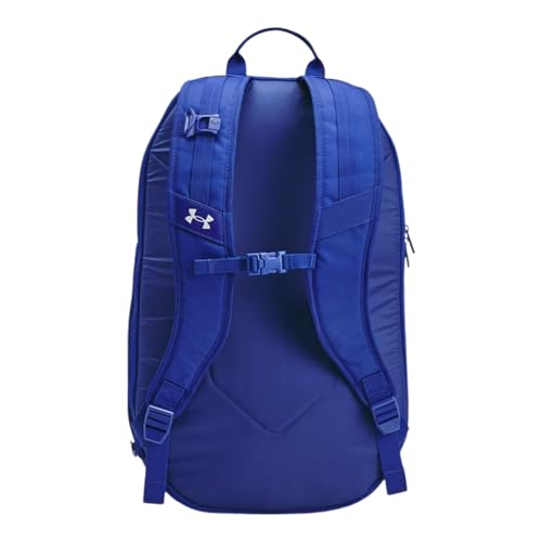 UA Hustle 6.0 Team Backpack by Under Armour - color: Royal-metallic Silver, size: OSFM