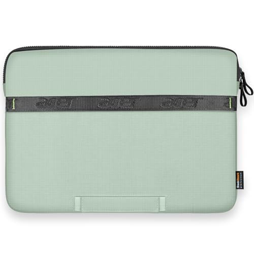 Acer Laptop Sleeve 14 inch, 13.3-14 inch Laptop Case, Shockproof Protective Laptop Briefcase, Waterproof Polyester Notebook Computer Bag for Acer HP ASUS MacBook Dell Lenovo, Green - color: Green, size: 14inch
