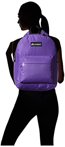 Everest 2045CR Classic Backpack, 16.5", Dark Purple - color: Dark Purple, size: One Size