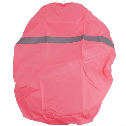 FABULETTA Waterproof Backpack Rain Cover for Hiking Camping Cycling, Reflective Oxford Cloth Protector, 10L to 70L Capacity, Small to Extra Large Sizes(L Pink) - color: Pink, size: L