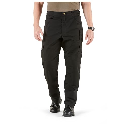 5.11 Tactical Pants for Men - Taclite Pro, Professional Cargo Work Pant, Ripstop Lightweight Performance, Style 74273ABR - color: Black, size: 34W x 30L