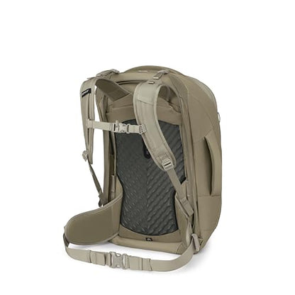 Osprey Fairview 55L Women's Travel Backpack - Carry On Bag with Personal Item Sized Detachable Daypack, Sawdust-Olive Tan - color: Sawdust Olive Tan, style: 55l