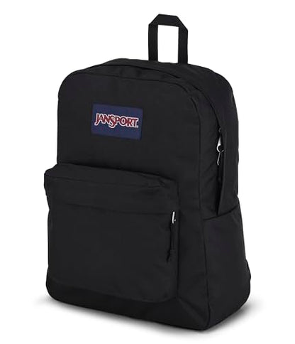JanSport SuperBreak One Backpacks - Durable, Lightweight Bookbag with 1 Main Compartment, Front Utility Pocket with Built-in Organizer - Premium Backpack, Black - color: Black