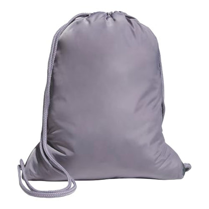 adidas Alliance Sackpack – Drawstring Backpack for Sports, Small Gym Bag - color: Slate Grey/Silver Metallic/3