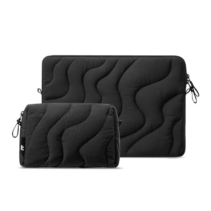 tomtoc 360 Protective Puffy Laptop Sleeve Kit for 14-inch MacBook Pro M5 - color: Lavascape, size: 14-inch